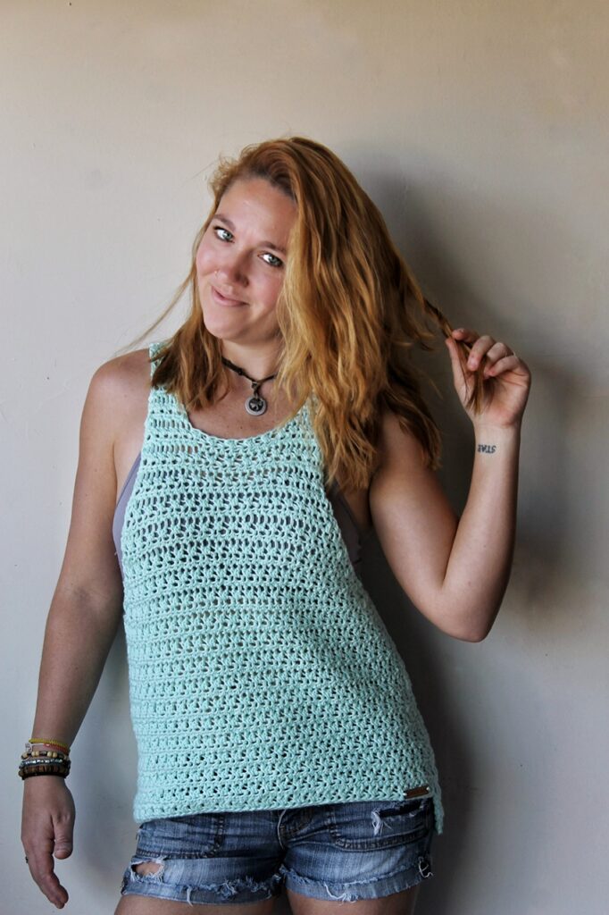 Crochet Beach Cover Up~ The Kahe Kai Top~ Cactus & Lace Designs