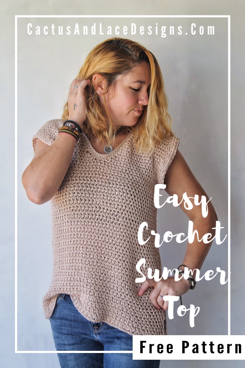 CROCHET PATTERN Summer Top August Crochet Top