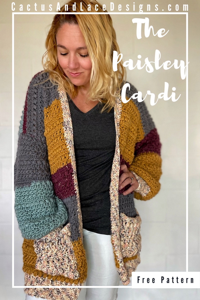 slouchy crochet cardigan pattern