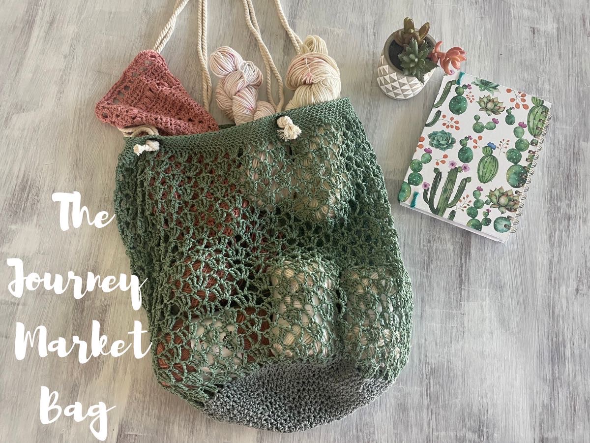 How to crochet a market bag - free pattern 