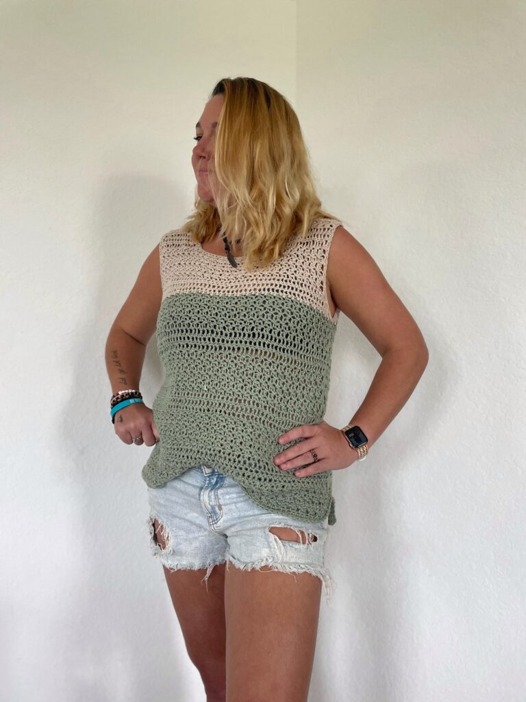 Alaya Crochet Tank Top